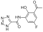 N-(3-acetyl-5-fluoro-2-hydroxyphenyl)-1H-tetrazole-5-carboxamide CAS#: 70977-46-7