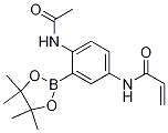 N-(4-Acetamido-3-(4,4,5,5-tetramethyl-1,3,2-dioxaborolan-2-yl)phenyl)acrylamide CAS#: 1218791-33-3