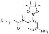N-(4-Amino-2-(4,4,5,5-tetramethyl-1,3,2-dioxaborolan-2-yl)phenyl)acetamide, HCl CAS#: 1218791-41-3