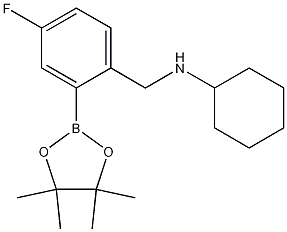 N-(4-Fluoro-2-(4,4,5,5-tetramethyl-1,3,2-dioxaborolan-2-yl)benzyl)cyclohexanamine CAS#: 1256360-60-7