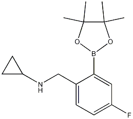 N-(4-Fluoro-2-(4,4,5,5-tetramethyl-1,3,2-dioxaborolan-2-yl)benzyl)cyclopropanamine CAS#: 1256360-58-3