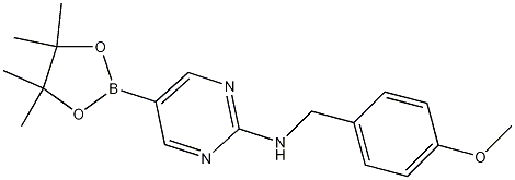 N-(4-Methoxybenzyl)-5-(4,4,5,5-tetramethyl-1,3,2-dioxaborolan-2-yl)pyrimidin-2-amine CAS#: 1218790-01-2