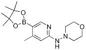 N-(4-Methyl-5-(4,4,5,5-tetraMethyl-1,3,2-dioxaborolan-2-yl)pyridin-2-yl)Morpholin-4-aMine CAS#: 1352414-69-7