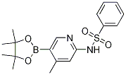 N-(4-Methyl-5-(4,4,5,5-tetraMethyl-1,3,2-dioxaborolan-2-yl)pyridin-2-yl)benzenesulfonaMide CAS#: 1352414-70-0