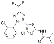 N-(5-(1-(2,6-dichlorophenyl)-3-(difluoroMethyl)-1H-pyrazol-5-yl)thiazol-2-yl)isobutyraMide CAS#: 1338247-35-0