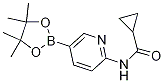 N-(5-(4,4,5,5-TETRAMETHYL-1,3,2-DIOXABOROLAN-2-YL)PYRIDIN-2-YL)CYCLOPROPANECARBOXAMIDE CAS#: 1201644-41-8