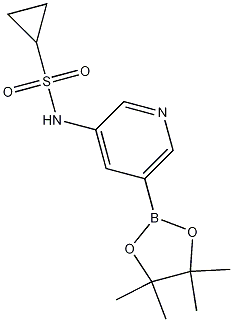 N-(5-(4,4,5,5-tetramethyl-1,3,2-dioxaborolan-2-yl)pyridin-3-yl)cyclopropanesulfonamide CAS#: 1083327-53-0