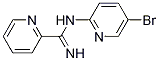 N-(5-bromo-2-pyridyl)pyridine-2-carboxamidine CAS#: 1186106-97-7