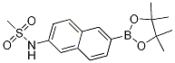 N-(6-(4,4,5,5-TetraMethyl-1,3,2-dioxaborolan-2-yl)-naphthalen-2-yl)MethanesulfonaMide CAS#: 1132940-88-5