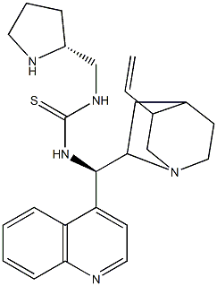 N-(9R)-cinchonan-9-yl-N'-[(2R)-2-pyrrolidinylMethyl]-Thiourea CAS#: 1222966-44-0
