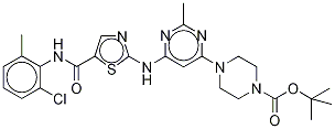 N-Boc-N-deshydroxyethyl Dasatinib-d8 CAS#: 1263379-04-9