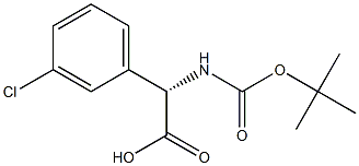 N-Boc-(S)-2-amino-2-(3-chlorophenyl)acetic acid CAS#: 1217643-80-5
