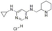 N-Cyclopropyl-N'-piperidin-2-ylMethyl-pyriMidine-4,6-diaMine hydrochloride CAS#: 1353956-39-4