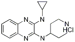N-Cyclopropyl-N'-piperidin-4-yl-quinoxaline-2,3-diaMine hydrochloride, 98+% C16H21N5, Molecular Weight 319.84 CAS#: 1185319-96-3