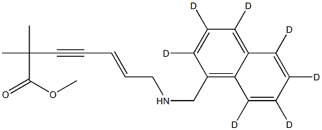 N-DESMETHYLCARBOXY TERBINAFINE-D7, METHYL ESTER CAS#: 1185245-14-0