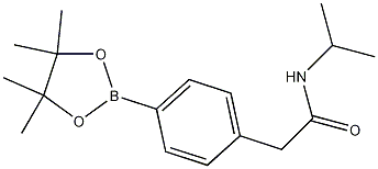 N-Isopropyl-2-(4-(4,4,5,5-tetramethyl-1,3,2-dioxaborolan-2-yl)phenyl)acetamide CAS#: 1256359-82-6