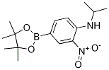 N-Isopropyl-2-nitro-4-(4,4,5,5-tetramethyl-1,3,2-dioxaborolan-2-yl)aniline CAS#: 1218791-21-9