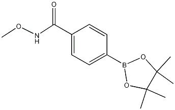 N-Methoxy-4-(4,4,5,5-tetramethyl-1,3,2-dioxaborolan-2-yl)benzamide CAS#: 1204742-78-8