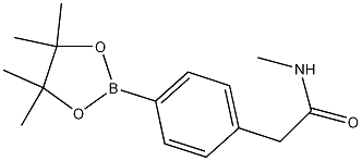 N-Methyl-2-(4-(4,4,5,5-tetramethyl-1,3,2-dioxaborolan-2-yl)phenyl)acetamide CAS#: 1256359-34-8