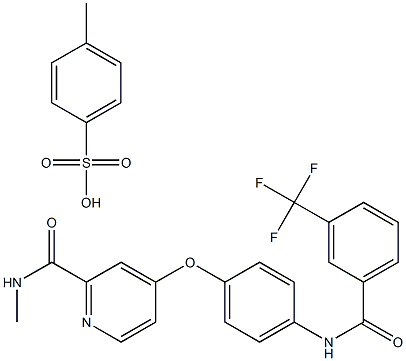 N-Methyl-4-(4-(3-(trifluoroMethyl)benzaMido)phenoxy)picolinaMide Tosylate CAS#: 1338443-27-8