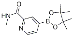 N-Methyl-4-(4,4,5,5-tetraMethyl-1,3,2-dioxaborolan-2-yl)pyridin-2-carboxaMide CAS#: 1313738-91-8