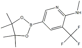 N-Methyl-5-(4,4,5,5-tetraMethyl-1,3,2-dioxaborolan-2-yl)-3-(trifluoroMethyl)pyridin-2-aMine CAS#: 1257431-67-6