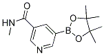 N-Methyl-5-(4,4,5,5-tetraMethyl-1,3,2-dioxaborolan-2-yl)nicotinaMide CAS#: 1218791-25-3