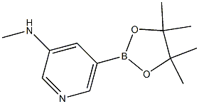 N-Methyl-5-(4,4,5,5-tetraMethyl-1,3,2-dioxaborolan-2-yl)pyridin-3-aMine CAS#: 1257431-48-3