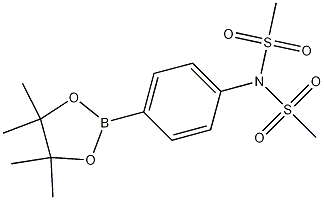 N-(Methylsulfonyl)-N-(4-(4,4,5,5-tetramethyl-1,3,2-dioxaborolan-2-yl)phenyl)methanesulfonamide CAS#: 1256359-12-2