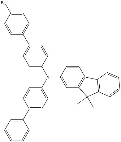 N-(biphenyl-4-yl)-N-(4'-broMobiphenyl-4-yl)-9,9-diMethyl-9H-fluoren-2-aMine CAS#: 1268621-99-3