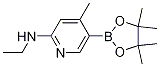 N-ethyl-4-Methyl-5-(4,4,5,5-tetraMethyl-1,3,2-dioxaborolan-2-yl)pyridin-2-aMine CAS#: 1356363-78-4