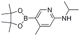 N-isopropyl-4-Methyl-5-(4,4,5,5-tetraMethyl-1,3,2-dioxaborolan-2-yl)pyridin-2-aMine CAS#: 1352414-62-0