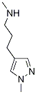N-methyl-3-(1-methyl-1H-pyrazol-4-yl)propan-1-amine(SALTDATA: FREE) CAS#: 1227465-68-0