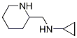 N-(piperidin-2-ylmethyl)cyclopropanamine CAS#: 1250526-55-6