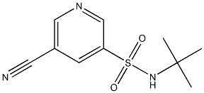 N-(tert-butyl)-5-cyanopyridine-3-sulfonamide CAS#: 1272356-73-6