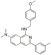 N1-(4-Methoxybenzyl)-N7,N7-diMethyl-3-M-tolylisoquinoline-1,7-diaMine CAS#: 1248622-41-4