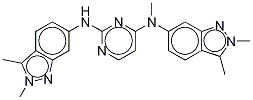 N2,N4-Bis(2,3-diMethyl-2H-indazol-6-yl)-2,4-pyriMidinediaMine CAS#: 1226499-98-4