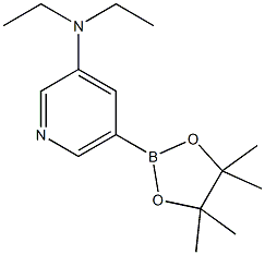 N,N-diethyl-5-(4,4,5,5-tetraMethyl-1,3,2-dioxaborolan-2-yl)pyridin-3-aMine CAS#: 1257554-15-6