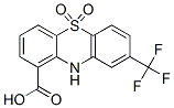 Phenothiazine-1-carboxylic acid, 8-(trifluoromethyl)-, 5,5-dioxide (7CI,8CI) CAS#: 7678-78-6