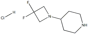 Piperidine, 4-(3,3-difluoro-1-azetidinyl)-, hydrochloride CAS#: 1380680-50-1