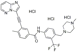 Ponatinib tris-hydrochloride CAS#: 1232836-25-7