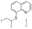 Quinoline, 8-(1,2-diiodoethylthio)-, diiodide CAS#: 71314-96-0