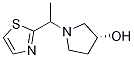 (R)-1-(1-Thiazol-2-yl-ethyl)-pyrrolidin-3-ol CAS#: 1289689-30-0