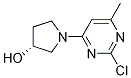 (R)-1-(2-Chloro-6-methyl-pyrimidin-4-yl)-pyrrolidin-3-ol CAS#: 1261234-21-2
