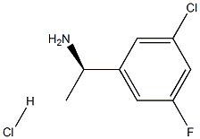 (R)-1-(3-Chloro-5-fluorophenyl)ethanaMine hydrochloride CAS#: 1217475-54-1