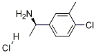 (R)-1-(4-CHLORO-3-METHYLPHENYL)ETHANAMINE-HCl CAS#: 1255306-36-5