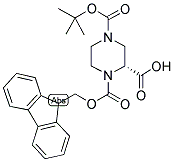 (R)-1-(((9H-FLUOREN-9-YL)METHOXY)CARBONYL)-4-(TERT-BUTOXYCARBONYL)PIPERAZINE-2-CARBOXYLIC ACID CAS#: 1217723-28-8