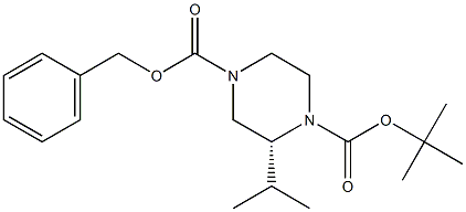(R)-1-Boc-4-Cbz-2-isopropyl-piperazine CAS#: 1260617-38-6