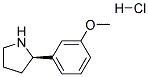 (R)-2-(3-METHOXYPHENYL)PYRROLIDINE HYDROCHLORIDE CAS#: 1381927-75-8