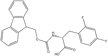 (R)-2-((((9H-Fluoren-9-yl)methoxy)carbonyl)amino)-3-(2,4-difluorophenyl)propanoic acid CAS#: 1217820-78-4